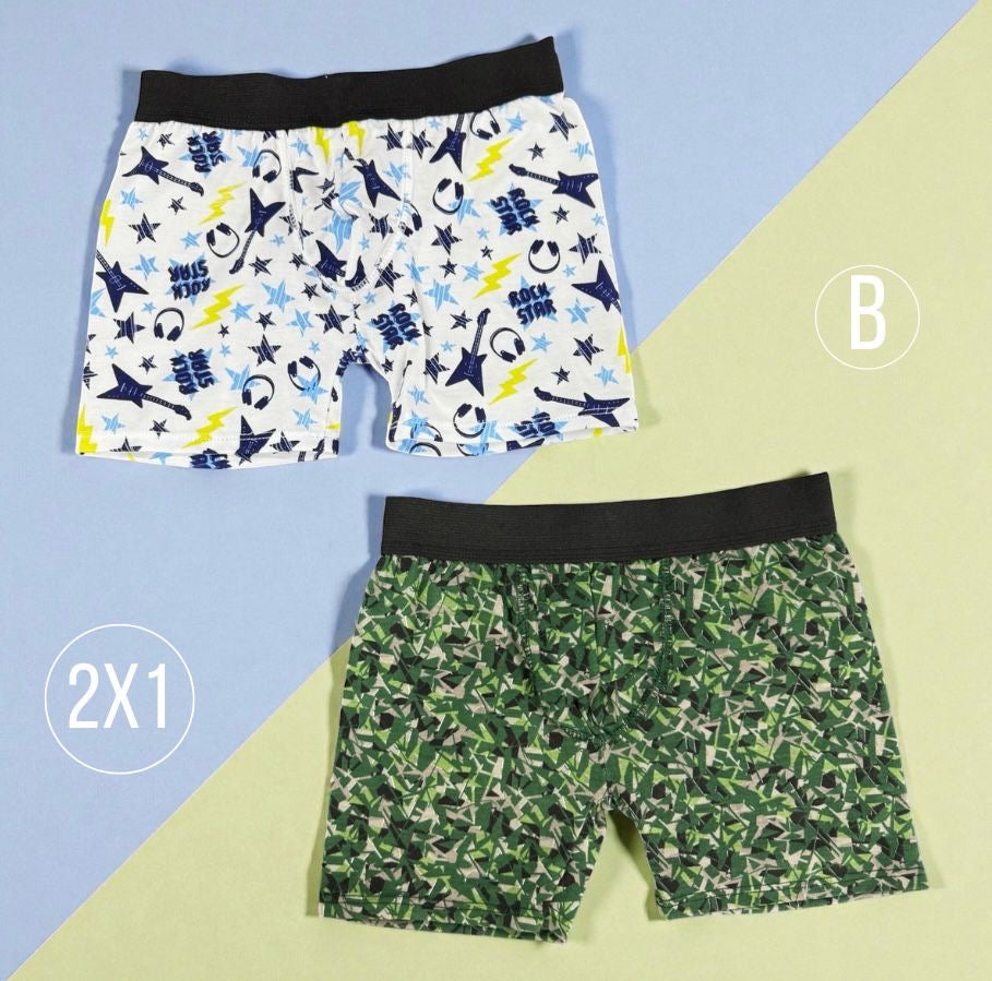 Boxer Niño|Eco|Ref. 35 - 4 | Mayorista | 24 Unidades