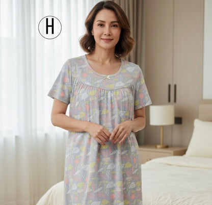 Pijama Señorera Estampada | Piel de Durazno