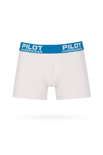 Boxer Pilot Set X3 | Talla XL | Blanco – Azul oscuro – Verde