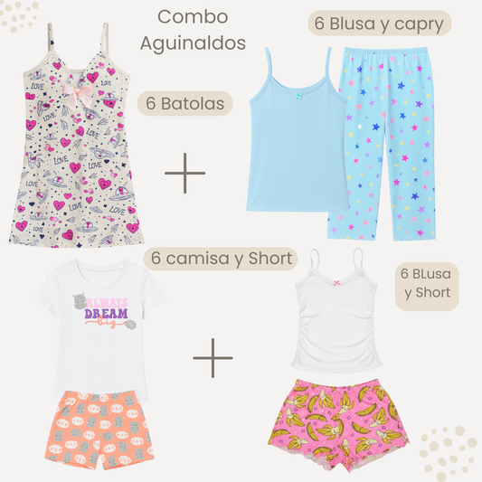 Combo de Pijamas | Emprendedores | 24 Unidades