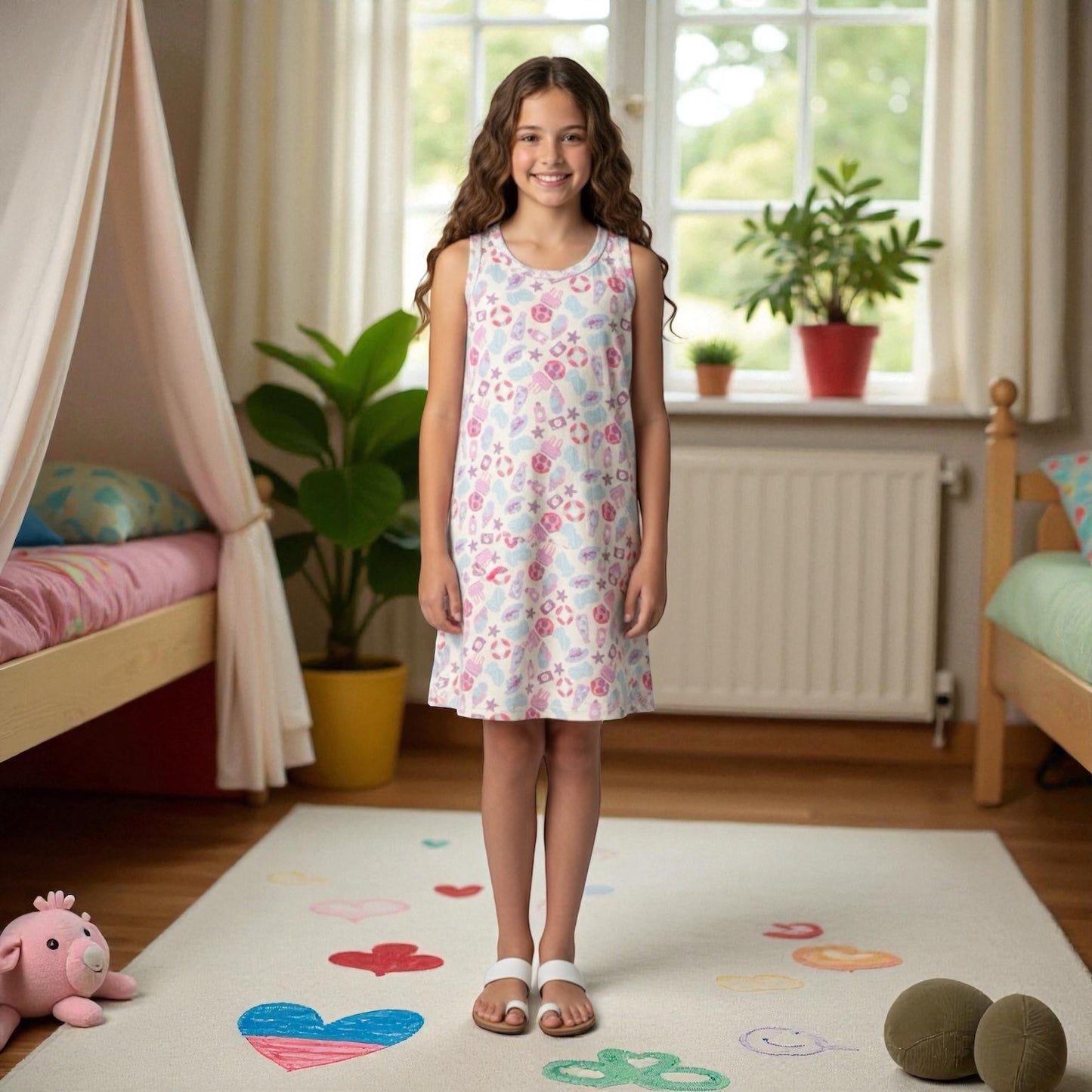 Batola Estampada Niña | Ref.125-18 | Mayorista | 12 Unidades