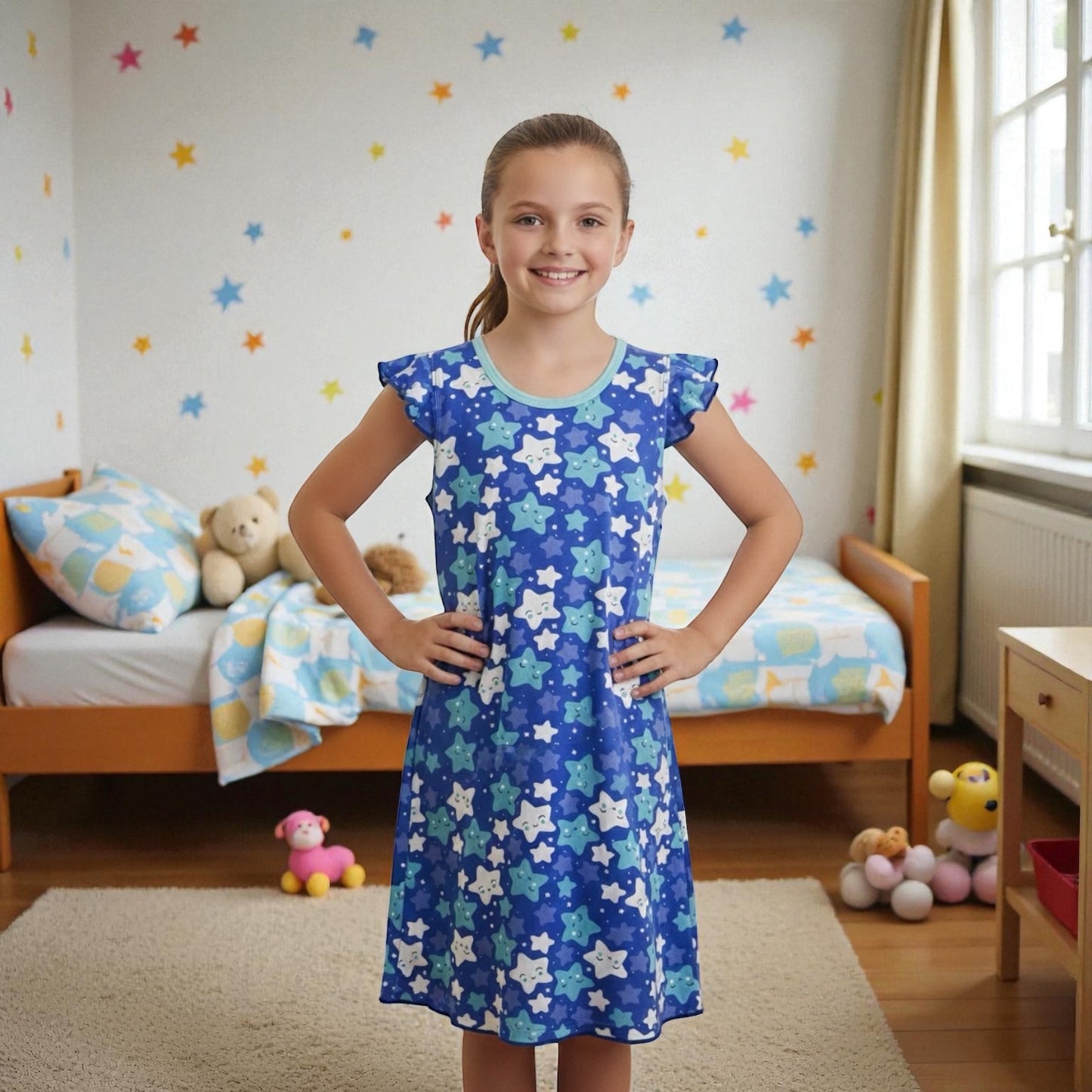 Batola Estampada Niña | Ref.16-18 | Mayorista | 12 Unidades