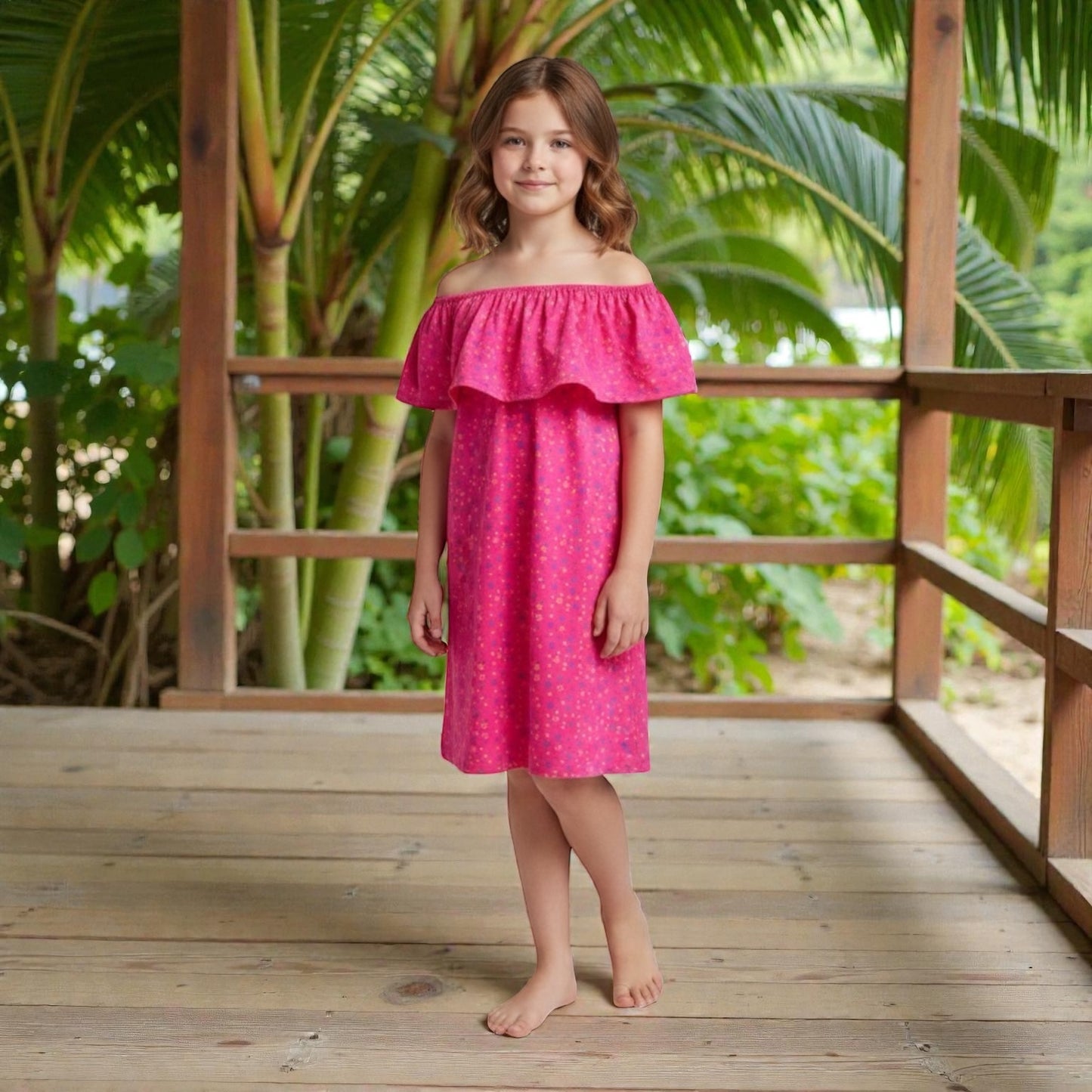 Vestido Niña Pack x 3 und | Ref 309-4 | Azul Cielo - Fucsia - Lila