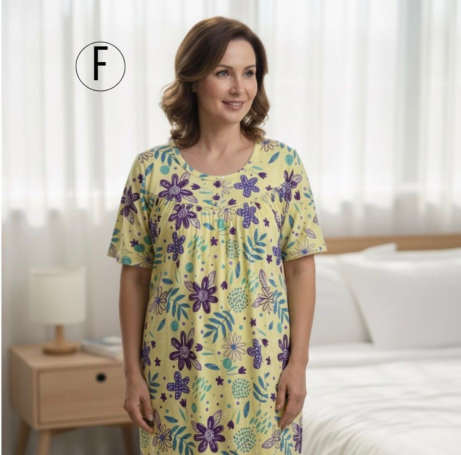 Pijama Señorera Estampada | Piel de Durazno